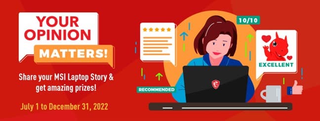 MSI's Review Campaign