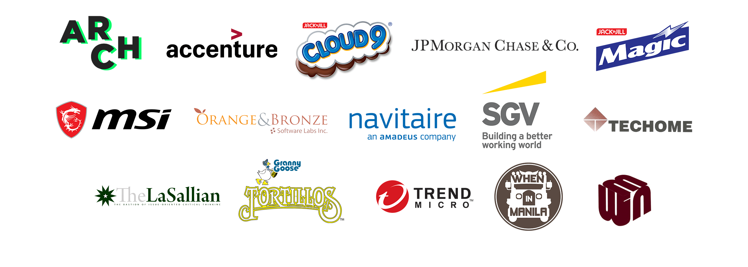 Sponsors for DLSU Technology Summit 2020